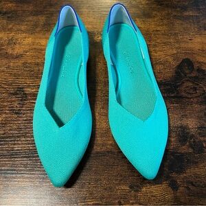 Rothy’s Point Flats in Mojito (Size 9.5)
